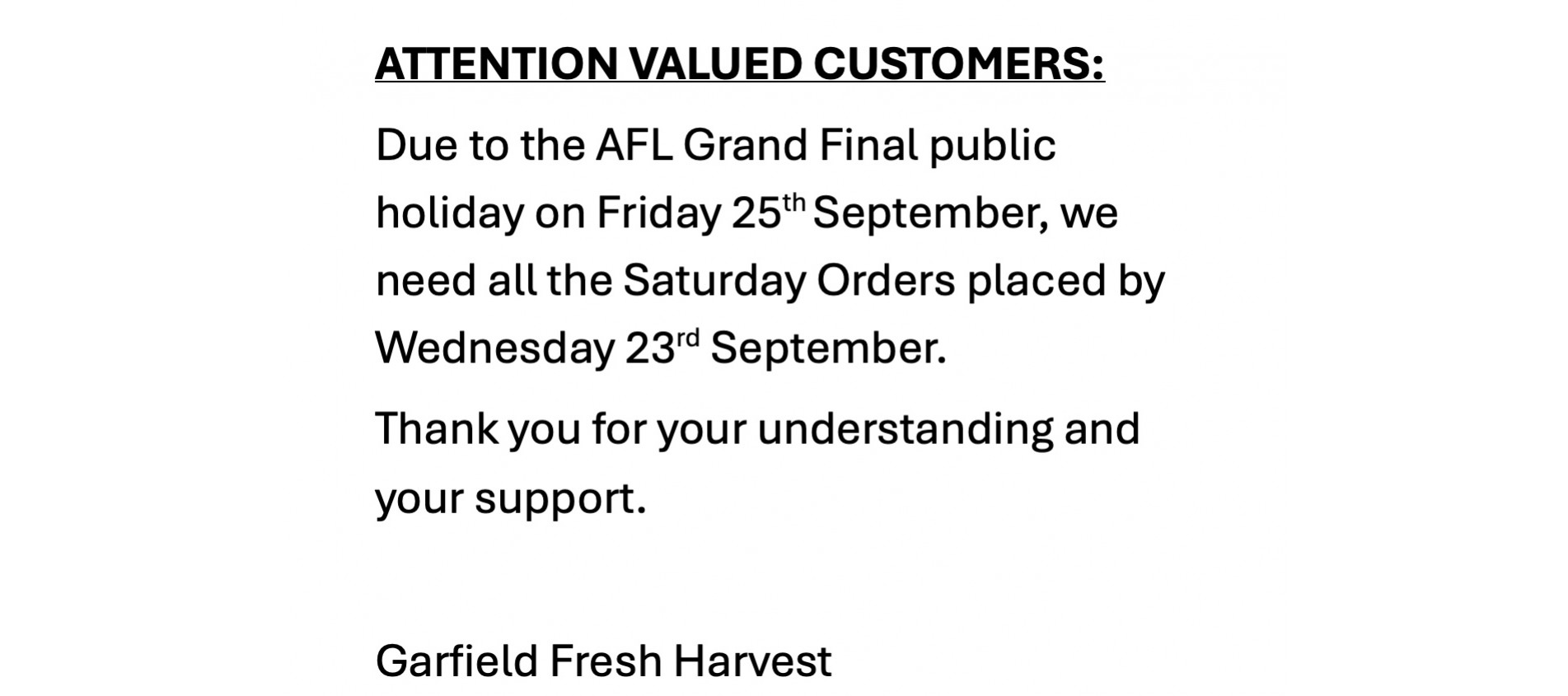 grand final